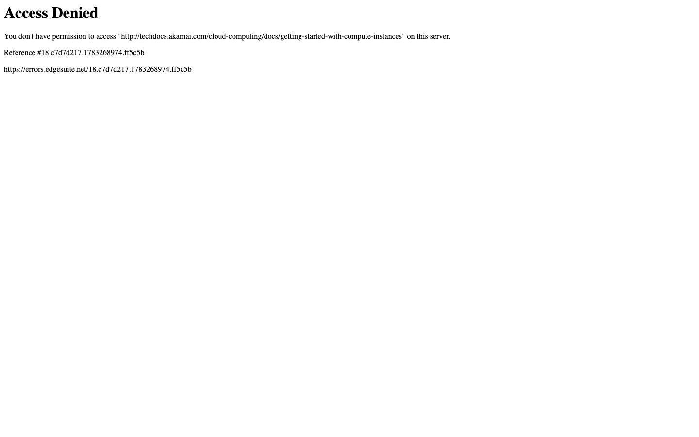 Akamai public page captured in a desktop browser