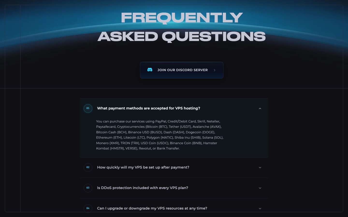 FREAKHOSTING LTD public page captured in a desktop browser