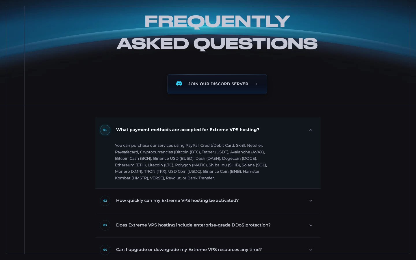 FREAKHOSTING LTD public page captured in a desktop browser