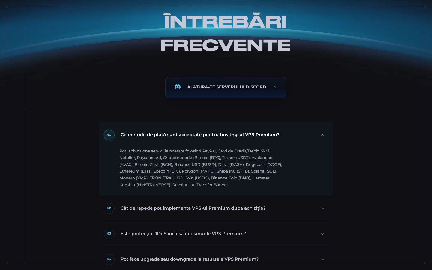 FREAKHOSTING LTD public page captured in a desktop browser
