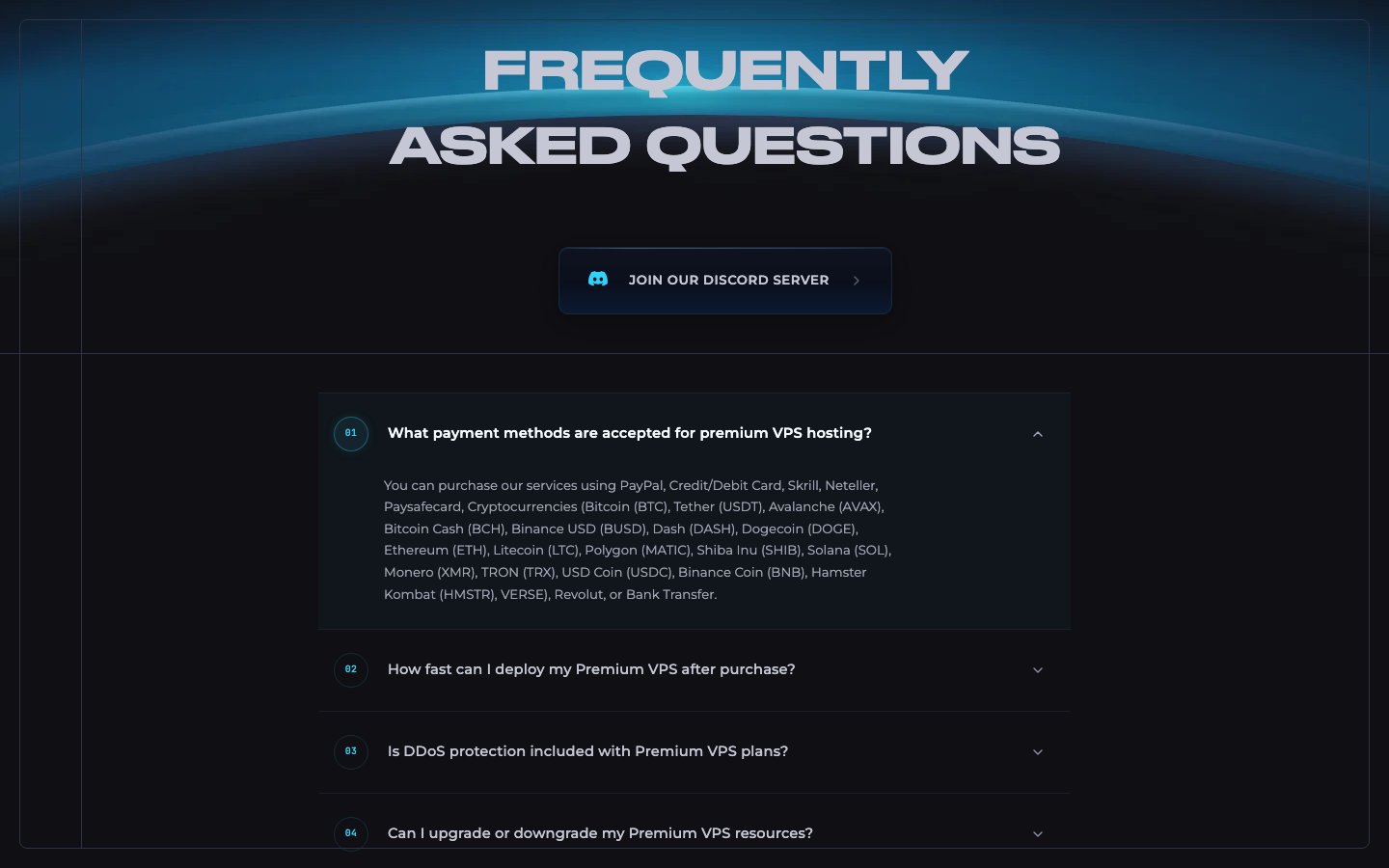 FREAKHOSTING LTD public page captured in a desktop browser