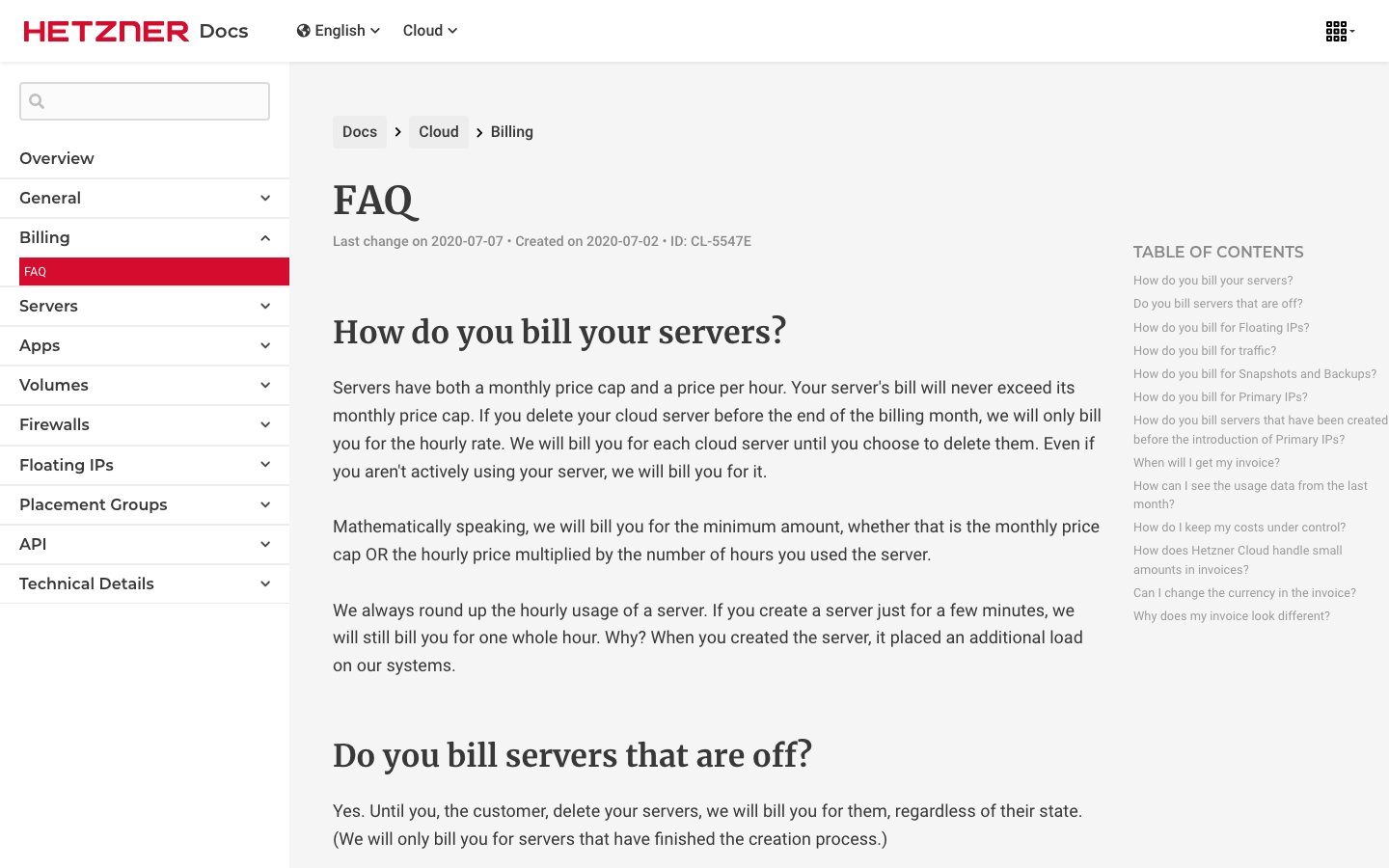 Hetzner public page captured in a desktop browser