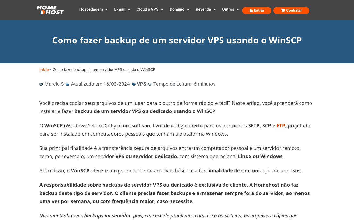 Home Host public page captured in a desktop browser