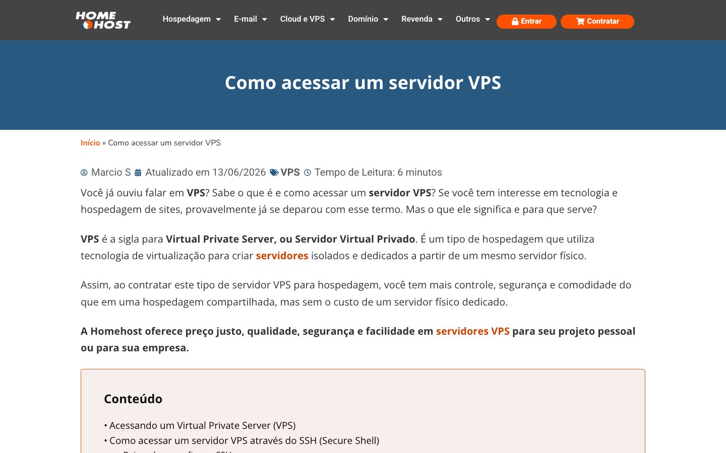 Home Host public page captured in a desktop browser
