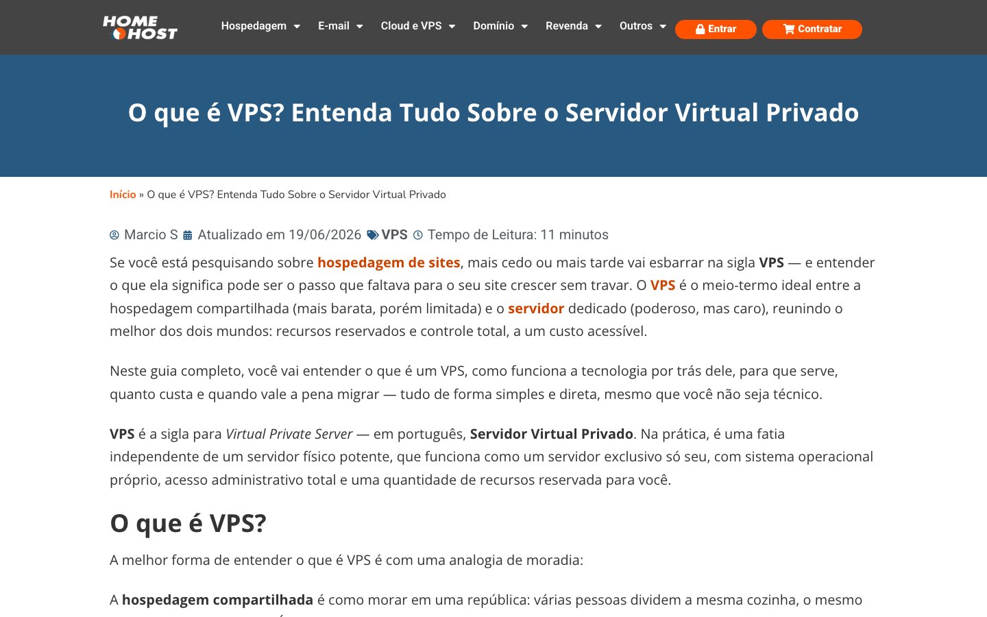 Home Host public page captured in a desktop browser