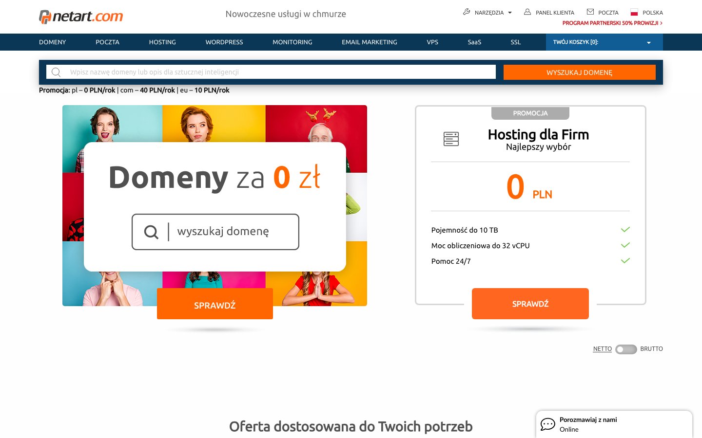 NetMark public page captured in a desktop browser