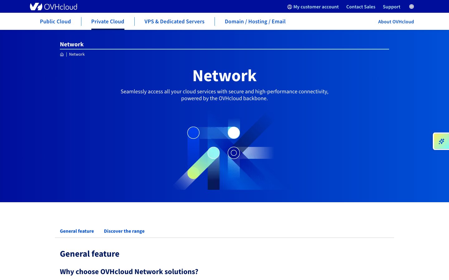 OVHcloud public page captured in a desktop browser